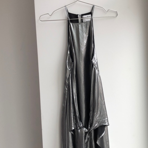 Privacy Please “Lehunt” Metallic Front Tie Dress! - Picture 5 of 13